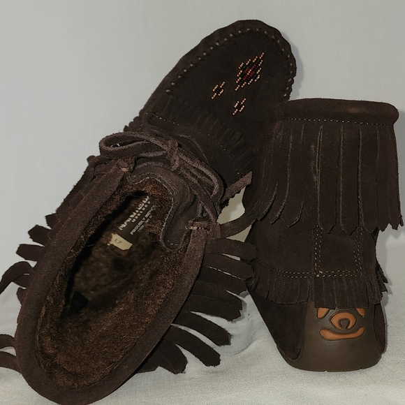 NWOT -Manitoba Mukluks - Sz. 7 - Harvester Lined - Dark Brown - Picture 5 of 5